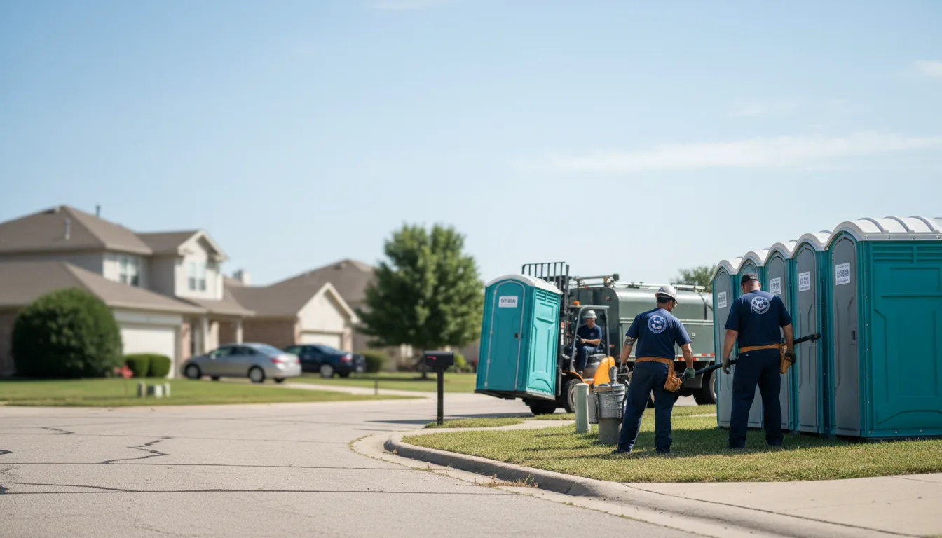 Porta Potty Rental in Dime Box, TX near me